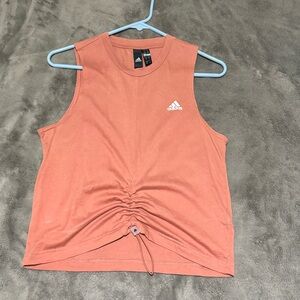 Adidas tank top with scrunch bottom